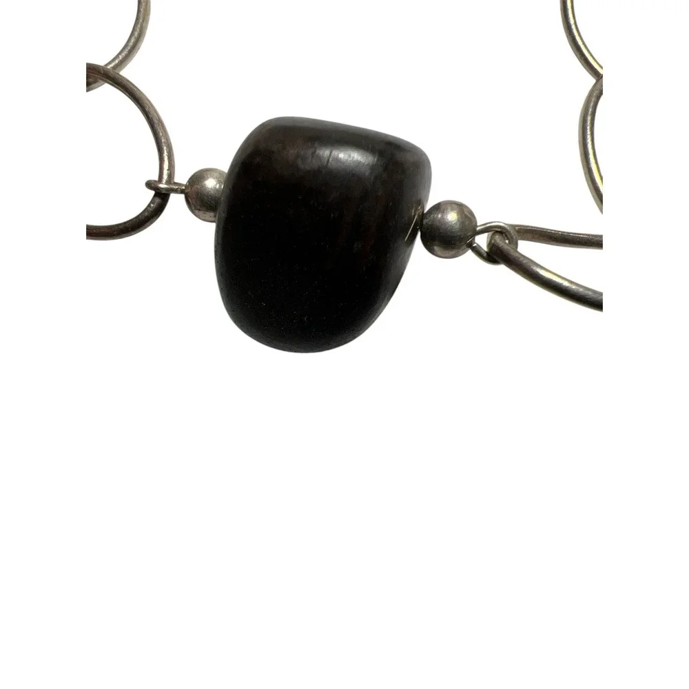 Silpada Womens Necklace N1359 Retired‎ Ebony Wood Sterling Silver - Picture 2 of 7